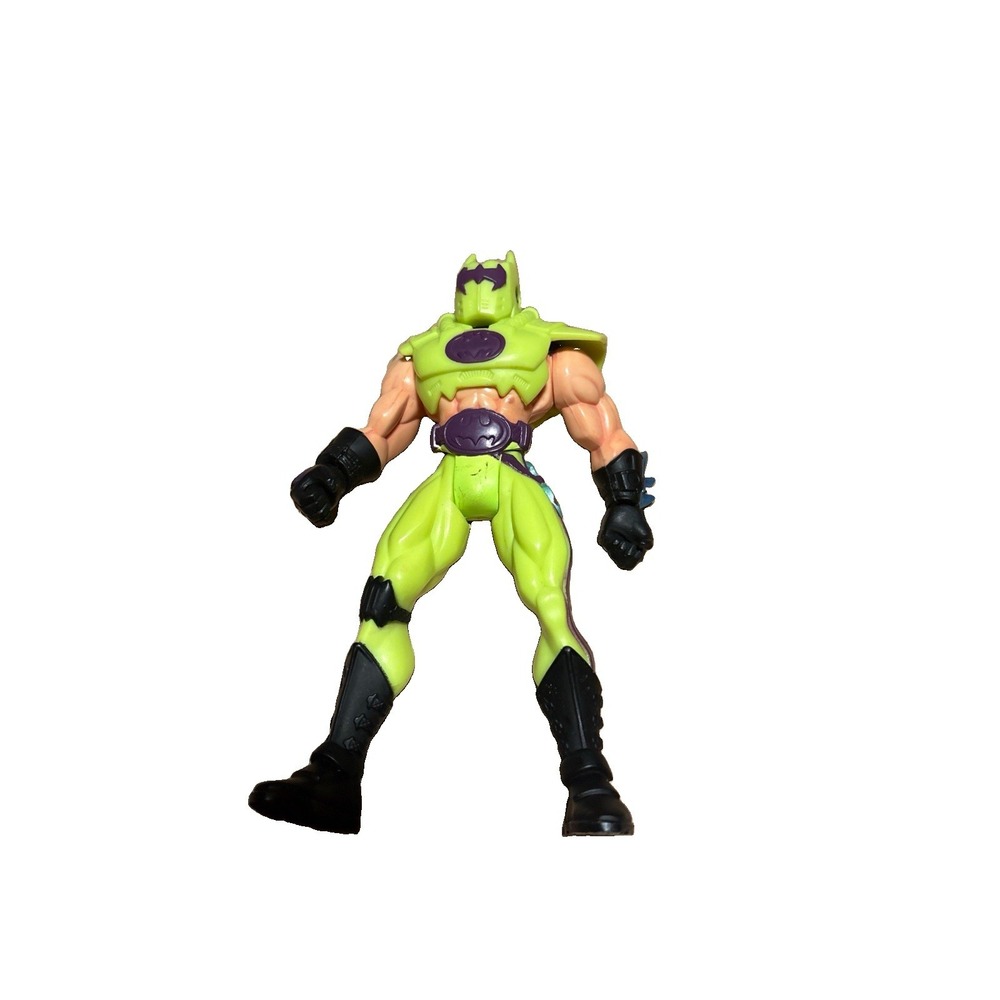 Batman Knight Force Ninjas Fist Fury Action Figure Neon Green Purple DC Toy